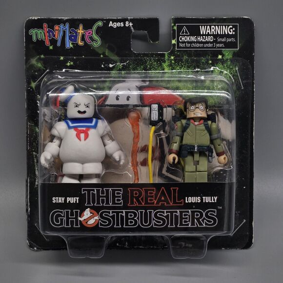 The Real Ghostbusters Minimates Diamond Select Stay Puft & Louis Tully 2011 NEW - Picture 1 of 4